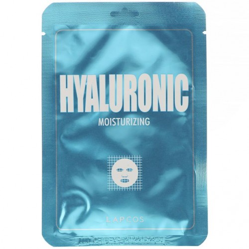 Lapcos, 하이알루로닉 시트 뷰티 마스크, 보습, 1장, 25ml(0.84fl oz)