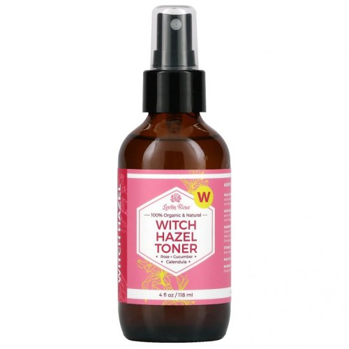 Leven Rose, 100% 유기농 & 천연, 위치하젤 토너, 118ml(4fl oz)