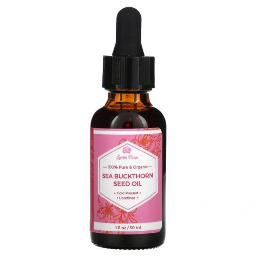 Leven Rose, 100% Pure & Organic, Sea Buckthorn Seed Oil, 1 fl oz (30 ml)