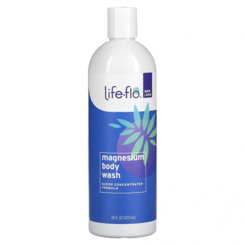 Life-flo, 마그네슘 바디 워시, 마그네슘 염화 브라인, 16 fl oz (473 ml)