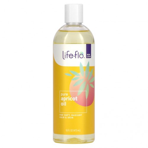 Life-flo, 순수 살구 오일, 스킨케어, 473ml (16 fl oz)