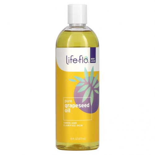 Life-flo, 순수 포도씨 오일, 스킨 케어, 473ml (16fl oz)