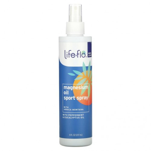 Life-flo, 마그네슘 오일 스포츠 스프레이, 8 fl oz (237 ml)