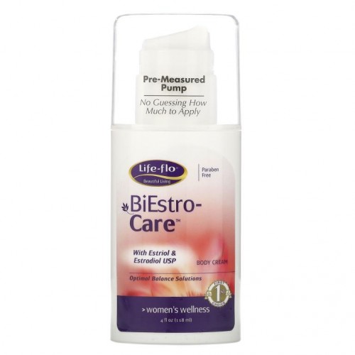 Life-flo, BiEstro-Care 바디 크림, 118g(4oz)