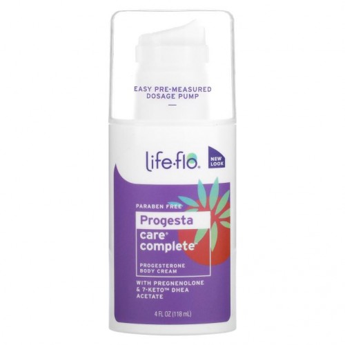 Life-flo, Progesta-Care Complete, 프로게스테론 바디크림, 118ml(4fl oz)