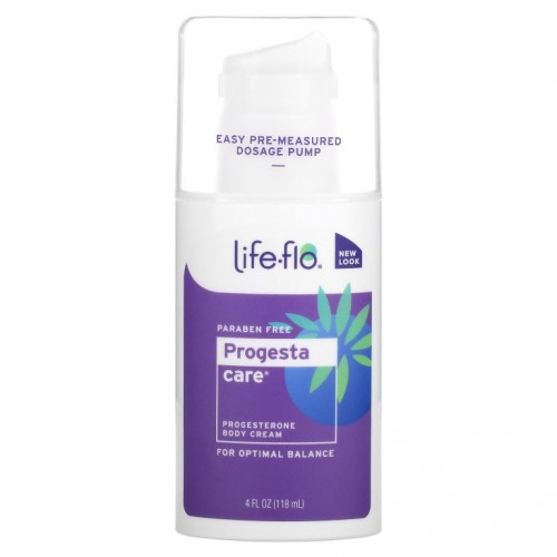 Life-flo, Progesta Care, 프로게스테론 바디크림, 118ml(4fl oz)