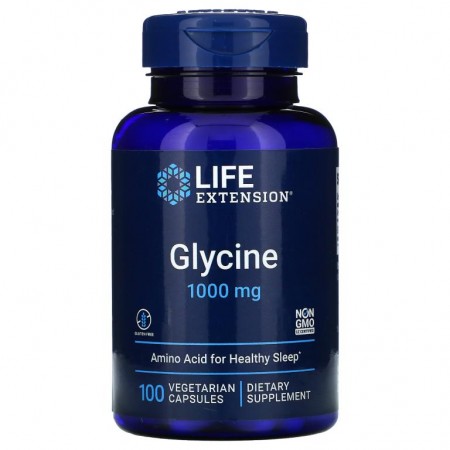 Life Extension, 글라이신, 1,000mg, 베지 캡슐 100정