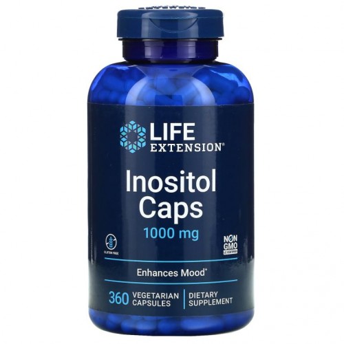 Life Extension, 이노시톨 캡슐, 1,000mg, 베지 캡슐 360정