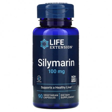 Life Extension, 실리마린, 100mg, 베지 캡슐 90정