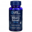 Life Extension, 표준화된 유러피안 빌베리 추출물, 100mg, 베지 캡슐 90정