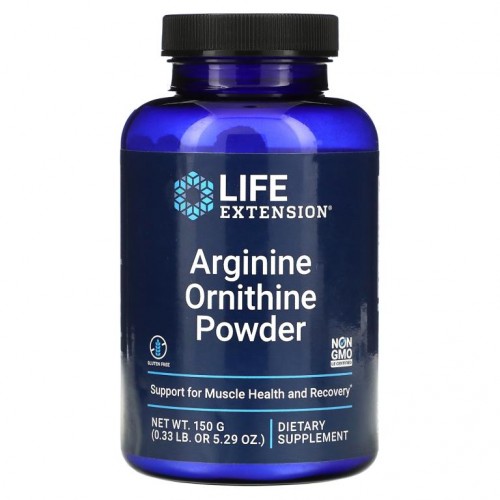 Life Extension, 아르기닌 오르니틴 분말, 150g(5.29oz)