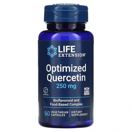 Life Extension, 옵티마이즈드 퀘르세틴, 250mg, 베지 캡슐 60정
