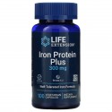Life Extension, 철분 단백질 플러스, 300mg, 베지 캡슐 100정