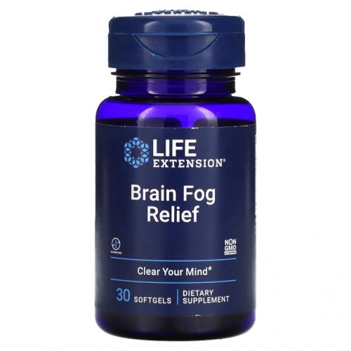 Life Extension, 브레인 포그 릴리프, 소프트젤 30정