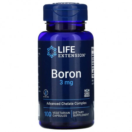 Life Extension, 보론, 3 mg, 100 식물성 캡슐