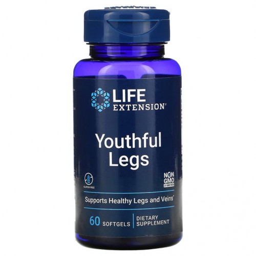 Life Extension, 유스풀 레그, 소프트젤 60정