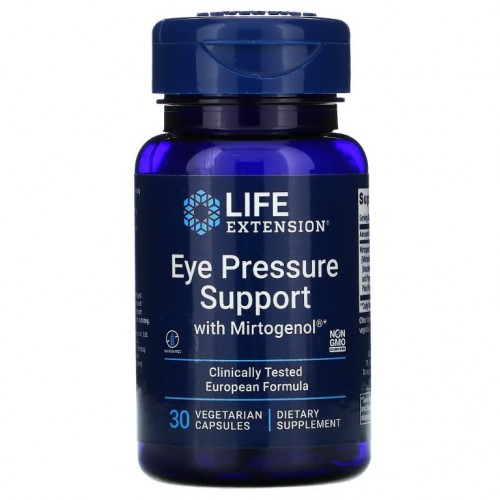 Life Extension, 안압 개선제, Mirtogenol 함유, 베지 캡슐 30정