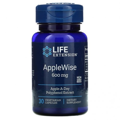 Life Extension, AppleWise, 600mg, 베지 캡슐 30정