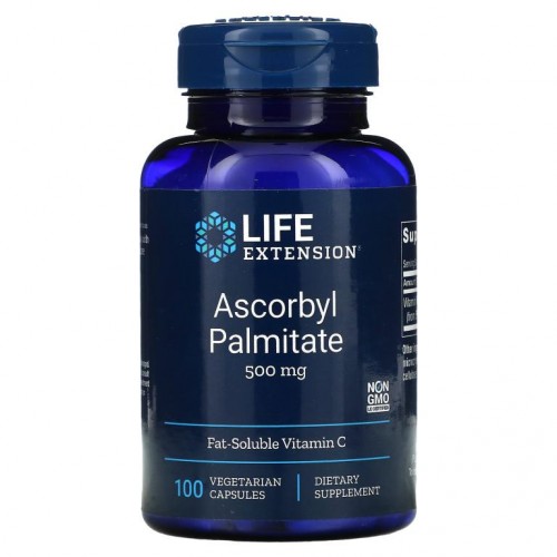 Life Extension, Ascorbyl Palmitate, 500mg, 베지 캡슐 100정
