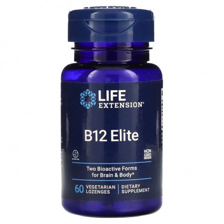 Life Extension, B12 엘리트, 베지 사탕 정제 60정