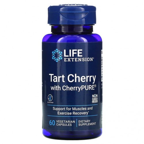 Life Extension, CherryPURE 함유 타트체리, 베지 캡슐 60정