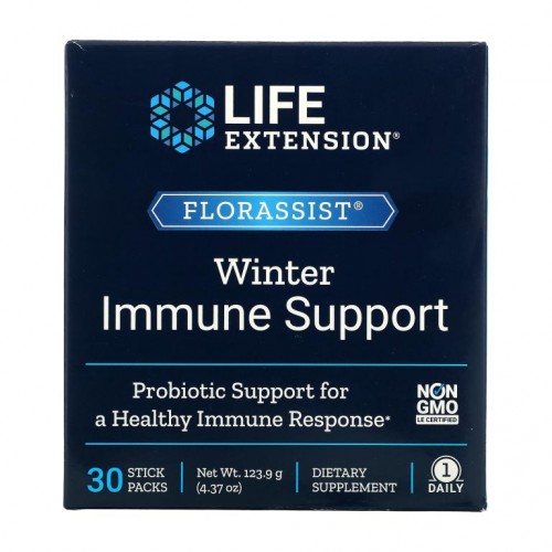 Life Extension, FLORASSIST 윈터 면역력 강화제, 스틱 30개입