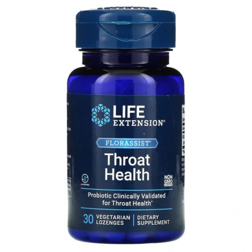 Life Extension, FLORASSIST 스로트 헬스, 베지 사탕 정제 30정