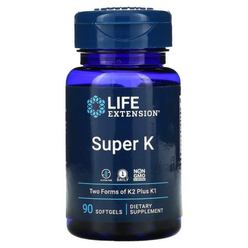 Life Extension, 슈퍼 K, 소프트젤 90정