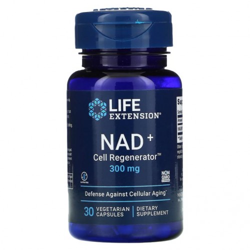 Life Extension, NAD+ 셀 리제너레이터, 300mg, 베지 캡슐 30정