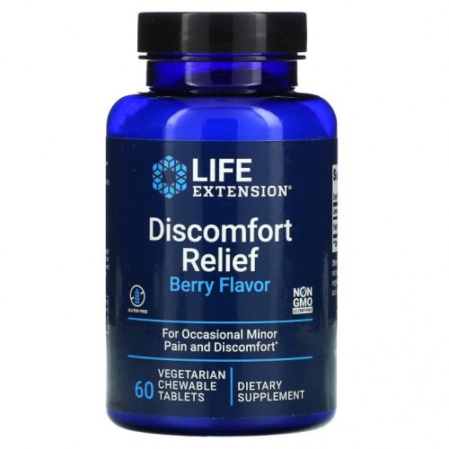 Life Extension, PEA Discomfort Relief, 츄어블정 60정