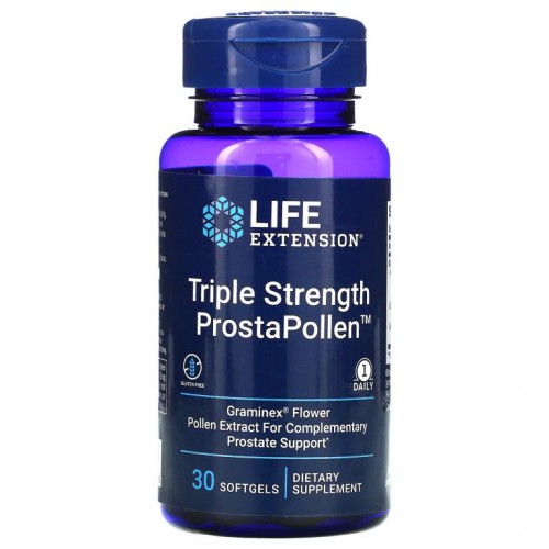 Life Extension, 트리플 스트렝스 ProstaPollen, 소프트젤 30정