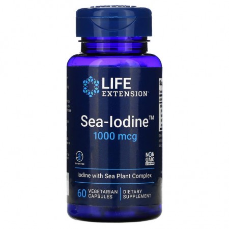Life Extension, Sea-Iodine, 1,000mcg, 베지 캡슐 60정