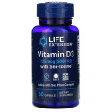 Life Extension, Sea-Iodine 함유 비타민D3, 125mcg(5,000IU), 캡슐 60정