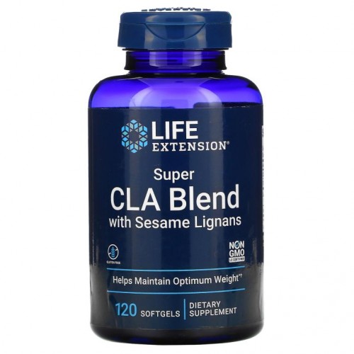 Life Extension, Super CLA Blend 참깨 리그난 함유, 소프트젤120정