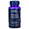 Life Extension, 블랙 커민 씨오일 및 Curcumin Elite, 소프트젤 60정