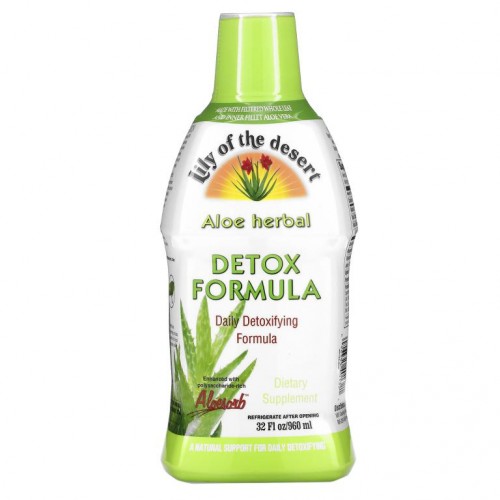 Lily of the Desert, 알로에 허벌, 디톡스 포뮬라, 32 fl oz (960 ml)