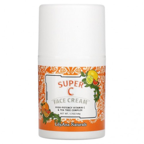Lilyana Naturals, Super C Face Cream, 1.7 oz (48 g)