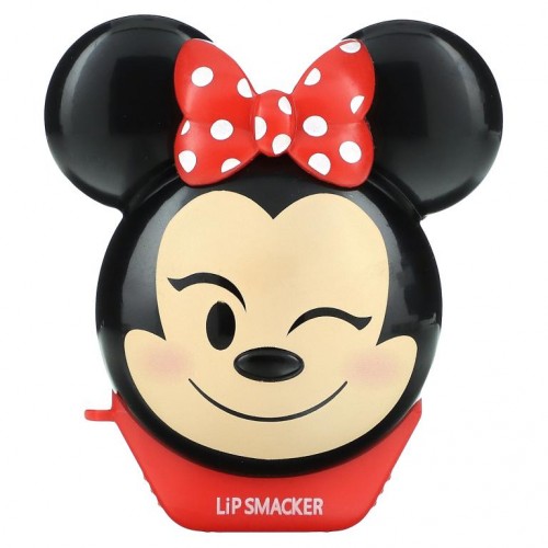 Lip Smacker, Disney 이모지 립밤, Minnie, #StrawberryLe-Bow-nade, 7.4g(0.26oz)
