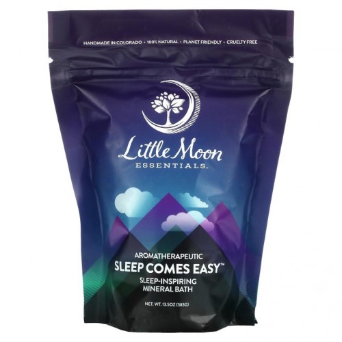 Little Moon Essentials, Sleep Comes Easy, 수면 유도 미네랄 배스, 383g(13.5oz)