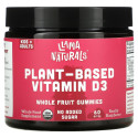 Llama Naturals, 식물성 비타민D3 천연과일 구미젤리, 라즈베리맛, 구미젤리 60개