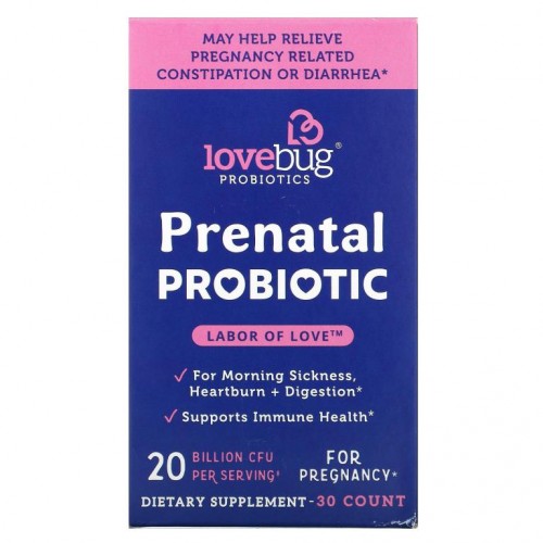 LoveBug Probiotics, 임산부용 프로바이오틱, 200억CFU, 30개입