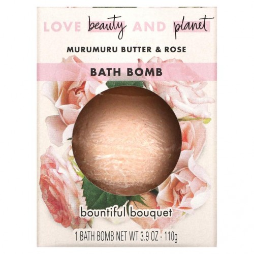 Love Beauty and Planet, 배쓰 밤, 무루무루 버터 & 장미, 110g(3.9oz)