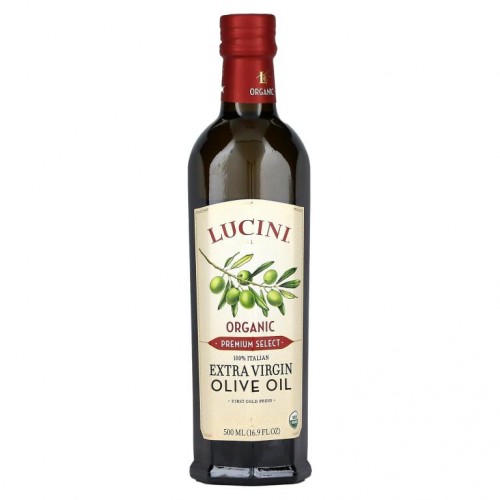 Lucini, Premium Select, 유기농 엑스트라 버진 올리브 오일, 500ml(16.9fl oz)