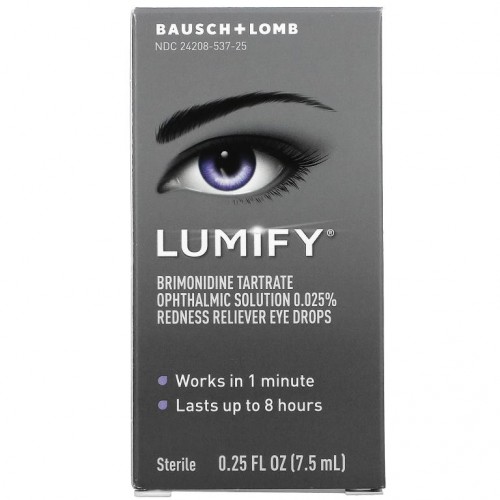 Lumify, 충혈 완화제 점안액, 7.5ml(0.25fl oz)