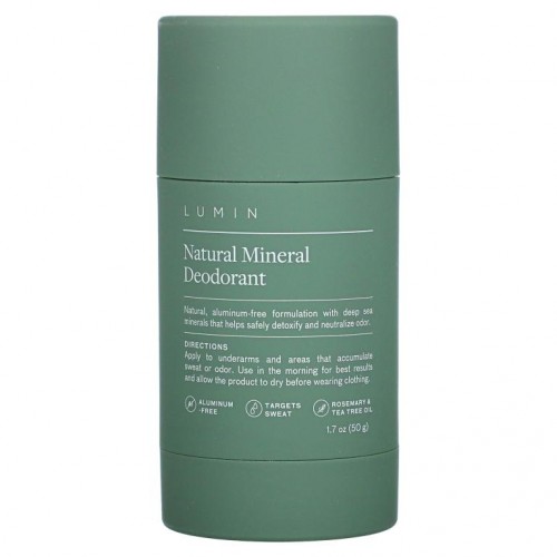 Lumin, 천연 미네랄 데오드란트, 1.7oz(50g)