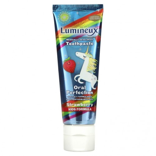 Lumineux Oral Essentials, 임상적으로 개발된 치약, 어린이 포뮬라, 딸기, 3.75 oz (106.3 g)
