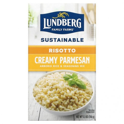 Lundberg, 정통 이탈리안 리소토, 크리미 파마산, 156g(5.5oz)