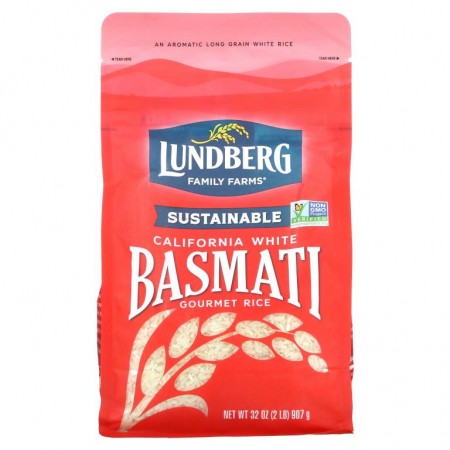 Lundberg, 캘리니포니아 바스마티 고급 백미, 907g(32oz)