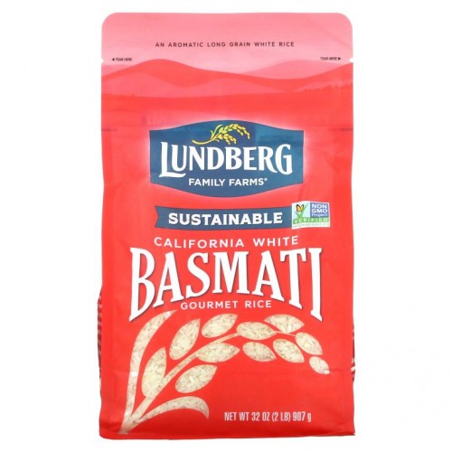 Lundberg, 캘리니포니아 바스마티 고급 백미, 907g(32oz)