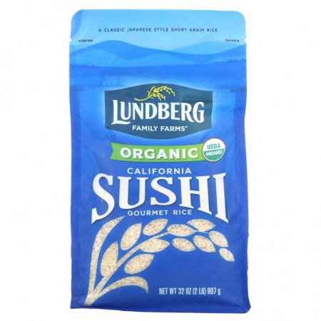 Lundberg, 유기농 캘리니포니아 초밥용 쌀, 907g(32oz)